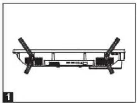 SCHNEIDER LED24SCP090HDVD - - Mounting of the stand - 1