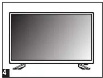 SCHNEIDER LED24SCP090HDVD - - Mounting of the stand - 6