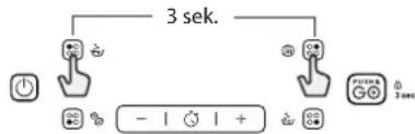 graph TD A["User Interface"] --> B{3 sek.} B --> C["Hand icon: 🎲"] B --> D["Hand icon: 🎟"] B --> E["Hand icon: 🎳"] C --> F["Control buttons: 📄, 📋, 📞"] D --> G["Control buttons: 📁, 📋, 📞"] E --> H["Control buttons: 📁, 📋, 📞"]