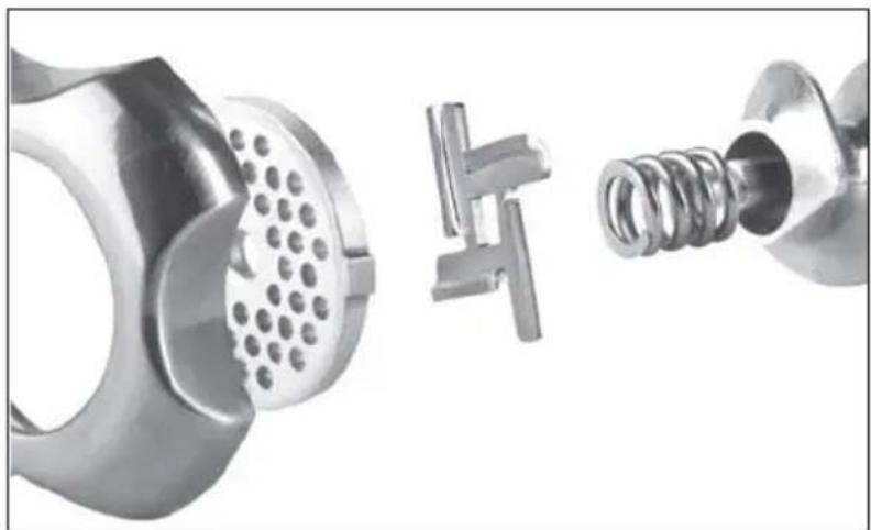 SILVERCREST SFW 350 C2 - Assembling the meat grinder - 1