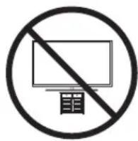 SAMSUNG BE55TH - Măsuri de siguranță: Asigurarea televizorului de perete pentru a preveni căderea - 1