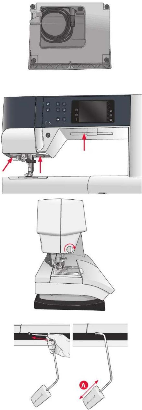 PFAFF Expression 710 - Genouillère électronique (720) - 1