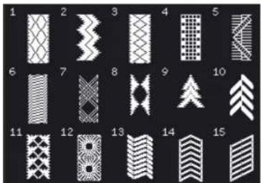 PFAFF Expression 710 - Points décoratifs (720) - 12