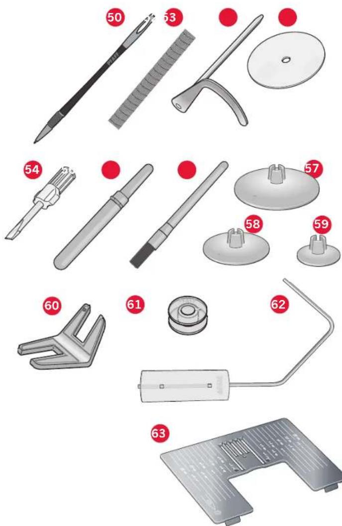 PFAFF Expression 710 - Accessoires inclus non illustrés - 1