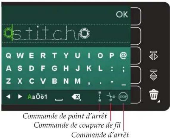 PFAFF Expression 710 - Commandes de séquence - 3