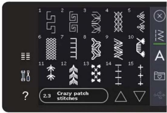PFAFF Expression 710 - Points crazy quilt - 2
