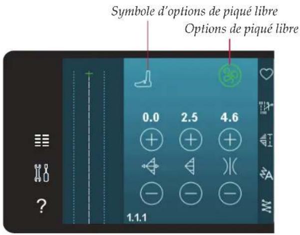 PFAFF Expression 710 - Piqué libre au pied à ressort - 1