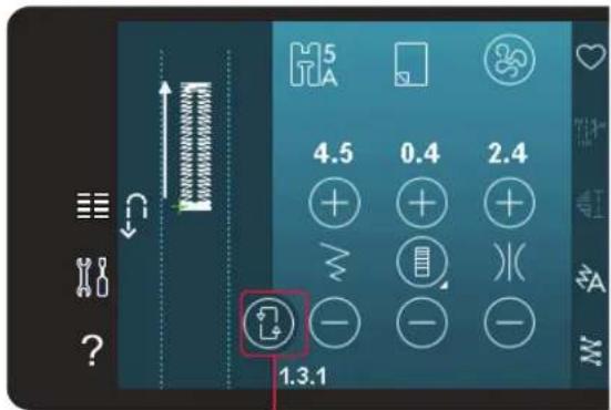 PFAFF Expression 710 - Répétition d'une boutonnière manuelle - 1