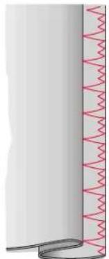 PFAFF Expression 710 - Point d'ourlet invisible élastique - 2