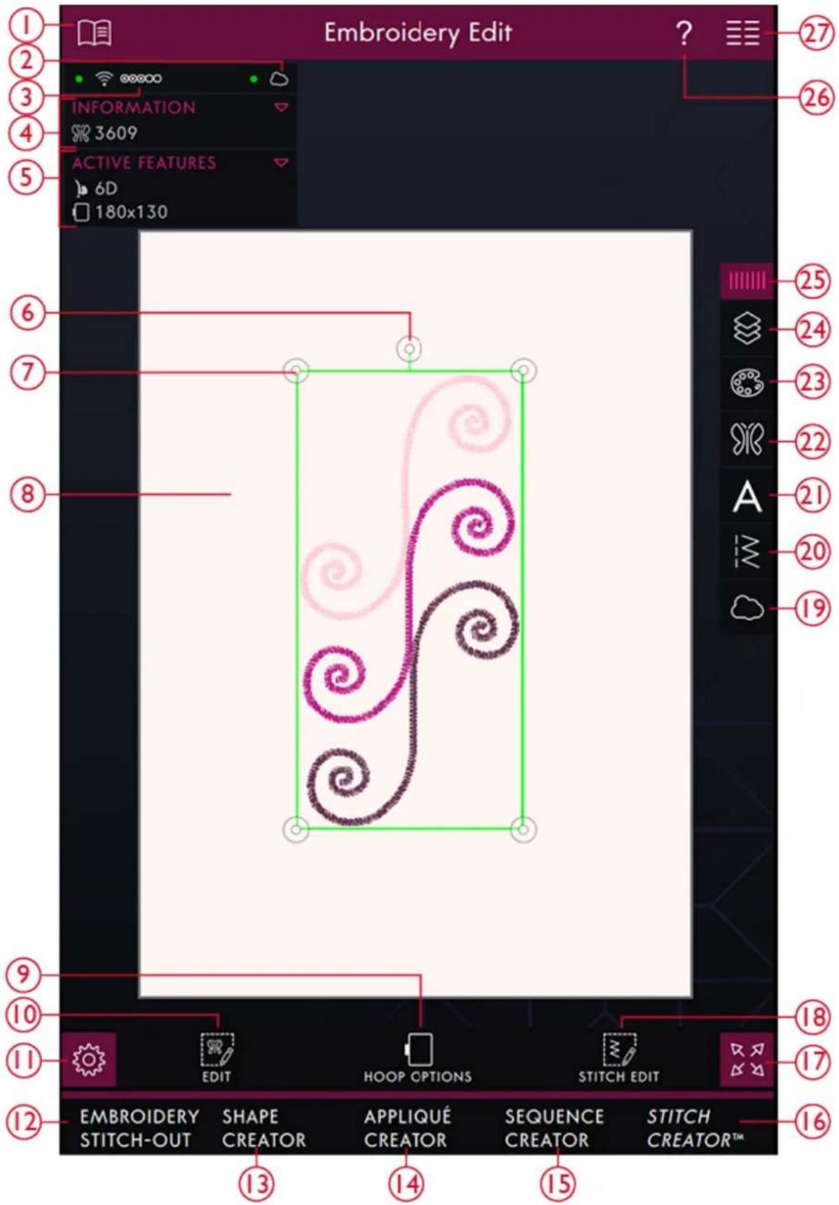 PFAFF Creative icon - Modification de broderie — Introduction - 1