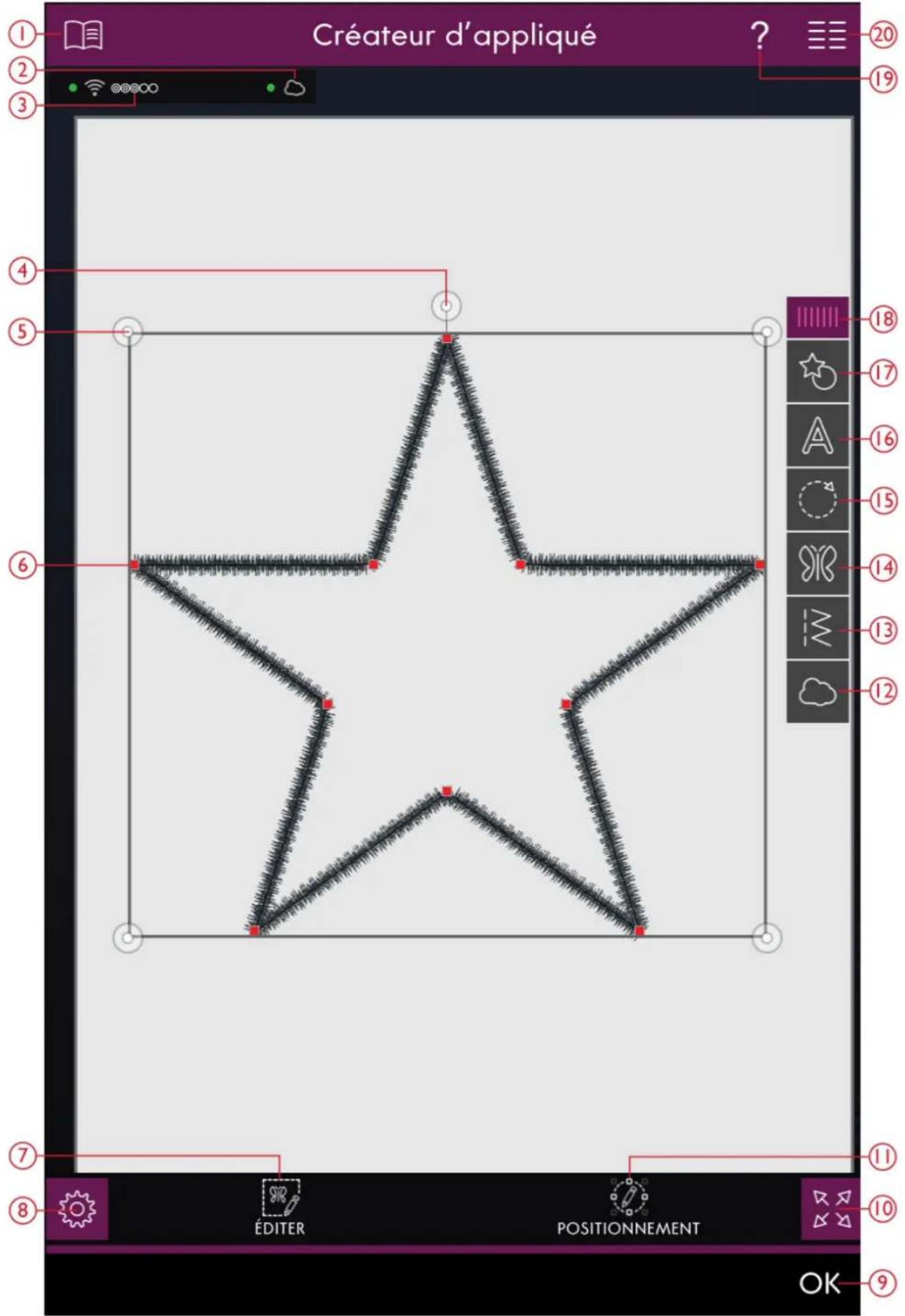 PFAFF Creative icon - Créateur d'appliqué – Introduction - 1