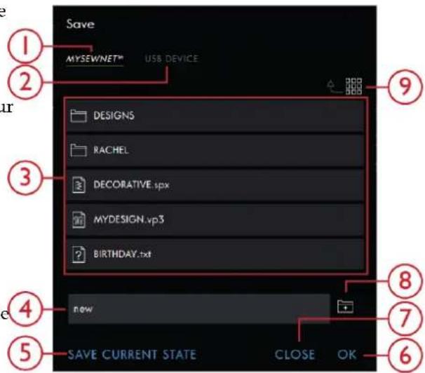 PFAFF Creative icon - Enregistrer une séquence - 2
