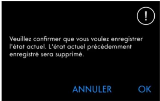 PFAFF Creative icon - Enregistrement de l'état actuel/Restaurer l'état actuel - 2