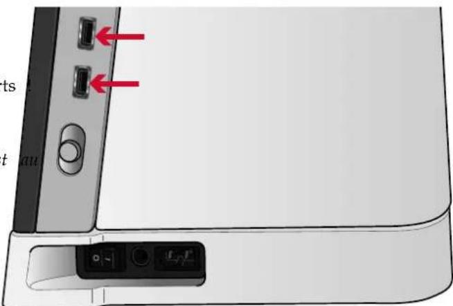 PFAFF Creative icon - Utilisation d'un périphérique USB - 1