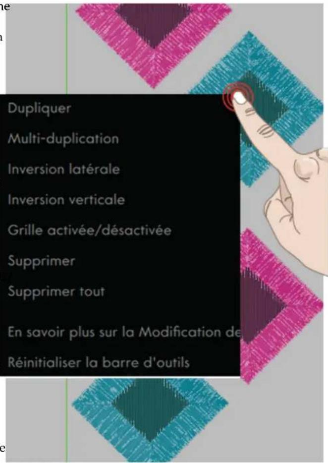 PFAFF Creative icon - En savoir plus sur la Modification de broderie - 1