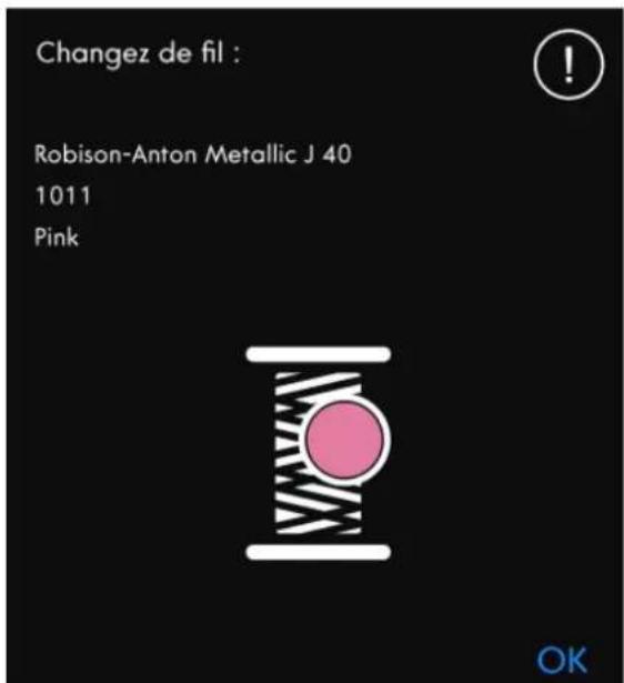 PFAFF Creative icon - Changer de fil - 1