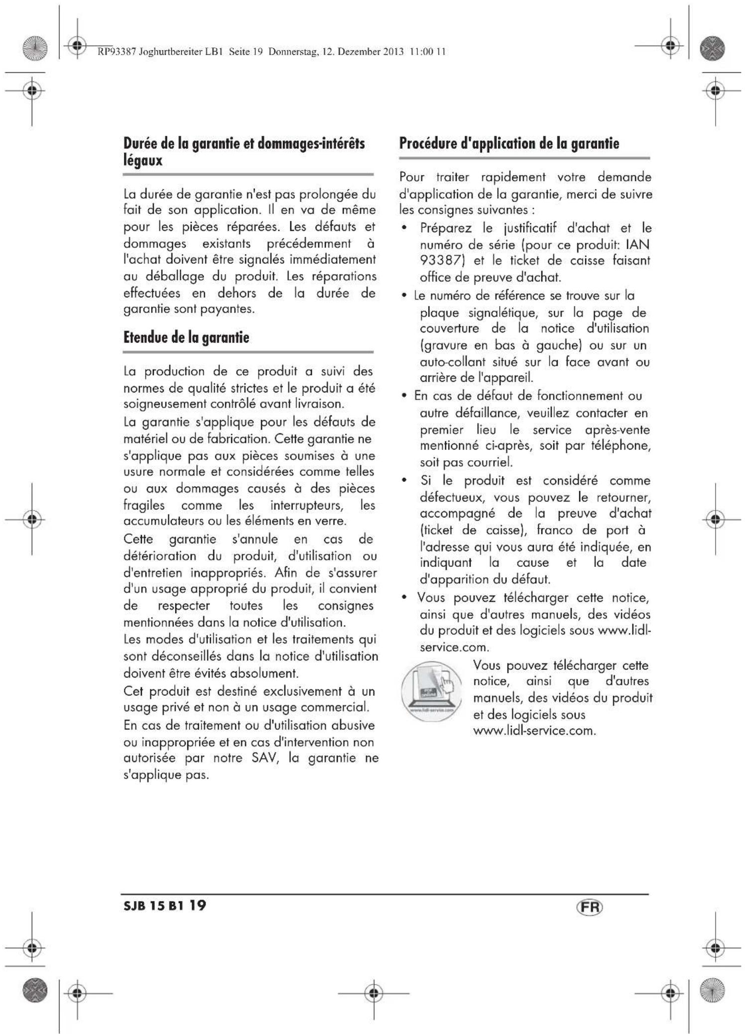 SILVERCREST SJB 15 B1 - Contenu livre - 6