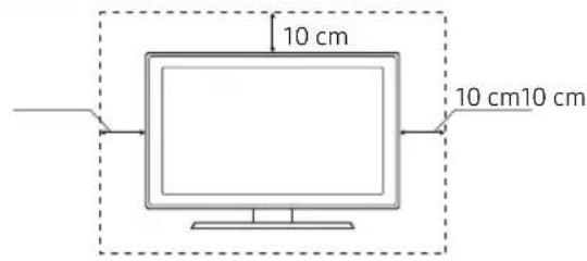 SAMSUNG UE55NU8045T - Television ilmankierron takaaminen - 1