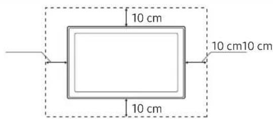 SAMSUNG UE55NU8045T - Ausreichende Belüftung Ihres Geräts - 2