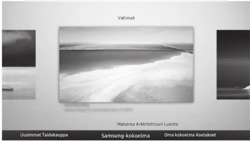 Valinnat Maisema Arkkitehtuuri Luonto Uusimmat Taidekauppa Samsung-kokoelma Oma kokoelma Asetukset