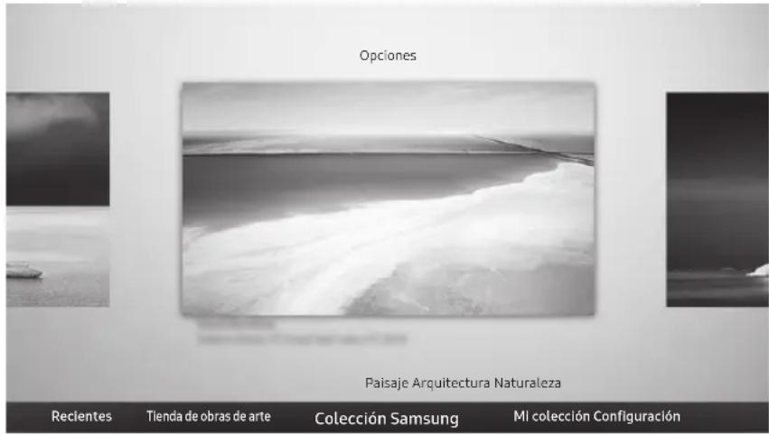 Opciones Paisaje Arquitectura Naturaleza Reclentes Tienda de obras de arte Colección Samsung MI colección Configuración