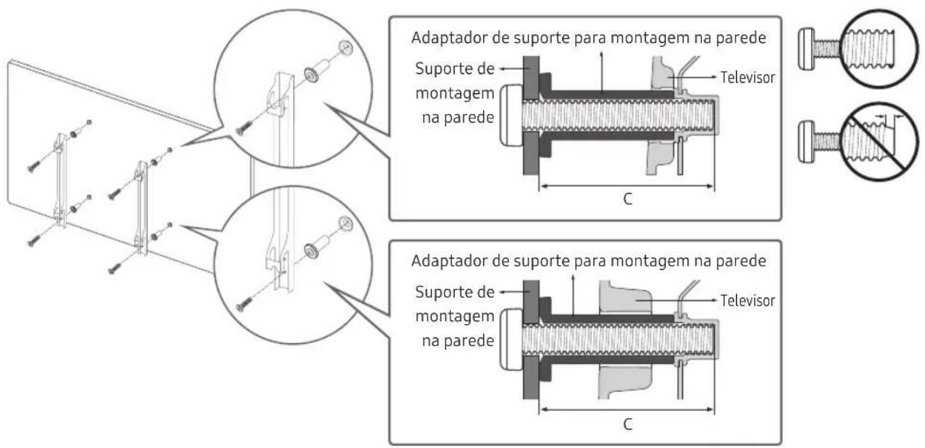 Adaptador de suporte para montagem na parede Suporte de montagem na parede C Television Adaptador de suporte para montagem na parede Suporte de montagem na parede C Television