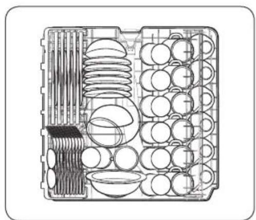 SAMSUNG DW60R7070UG - Oberkorb - 2