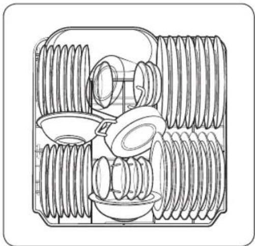 SAMSUNG DW60R7070UG - Unterkorb - 1