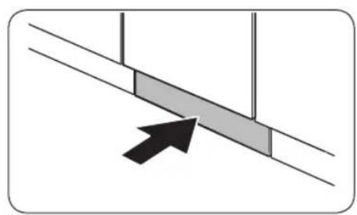SAMSUNG DW60R7070UG - Pre-cut skirting board (DW6*R70**U* Series) - 3