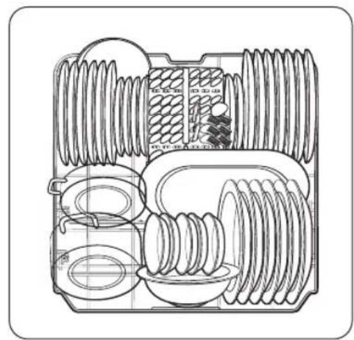 SAMSUNG DW60R7070UG - Panier inférieur - 2