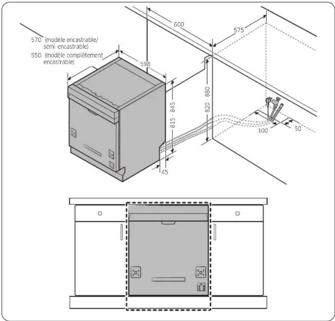 SAMSUNG DW60R7070UG - REMARQUE - 1
