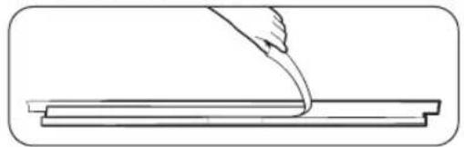 SAMSUNG DW60R7070UG - ÉTAPE 6 Installation de la garniture (pour les modèles DW6*R707*) - 2