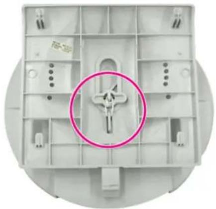 SAMSUNG SyncMaster 753DFX - Fixer et Enlever la Base - 1