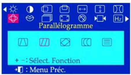 SAMSUNG SyncMaster 753DFX - Menu Comment ajuster. - 2