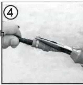 HOOVER HL H8A2DES - Bitte das Kondenswasserablaufset wie Folgt Montieren: - 4