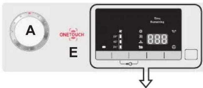 HOOVER HL H8A2DES - SCHALTERBLENDE UND ANZEIGEN - 1