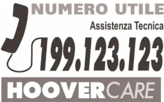 HOOVER HNC 180SY - MATRICOLA DEL PRODOTTO. Dove si trova? - 1