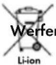 PARKSIDE PWSA 20Li B3 - in Sie Elektrowerkzeuge nicht in den Hausmull! - 1