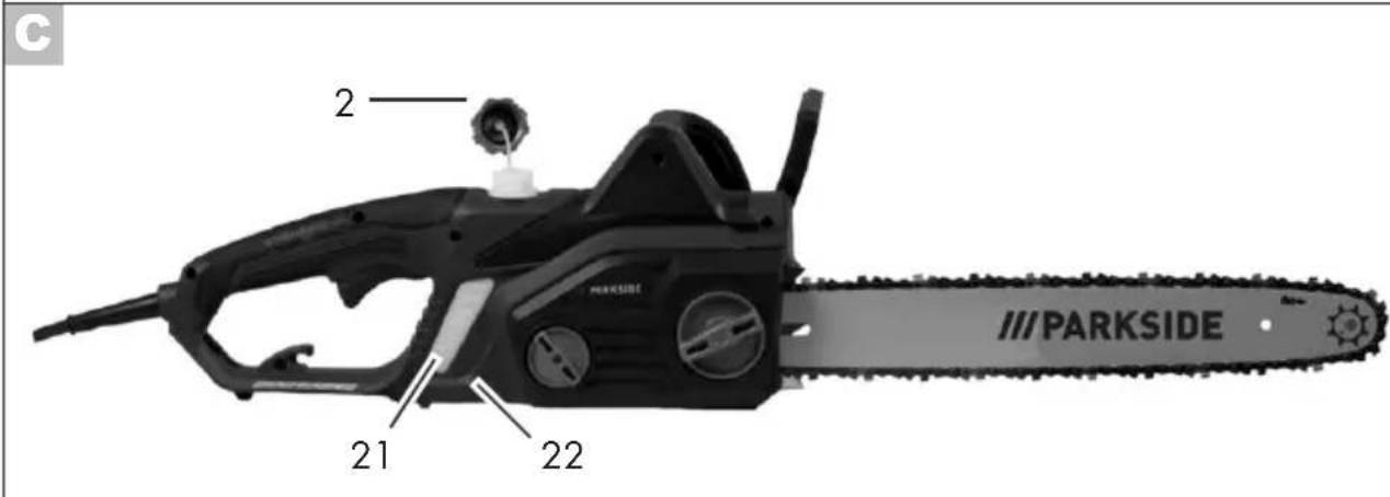 PARKSIDE PKS 2200 A1 - Electric Chainsaw - 3