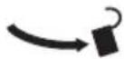 PARKSIDE PKS 2200 A1 - Graphical symbol on the fixing screw for the chain sprocket cover: - 1