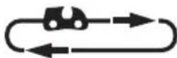 PARKSIDE PKS 2200 A1 - Graphical symbol beneath the chain sprocket cover: - 1