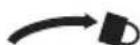 PARKSIDE PKS 2200 A1 - Graphical symbol on the fixing screw for the chain sprocket cover: - 2