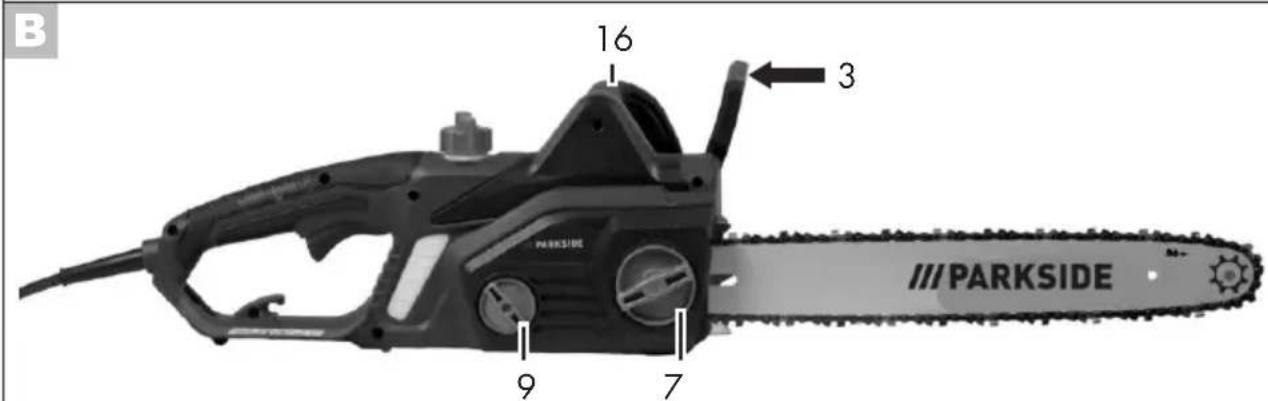 PARKSIDE PKS 2200 A1 - Electric Chainsaw - 2