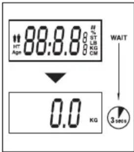 SALTER Body Analyser 9140 - LETTURA DEL SOLO PESO - 2