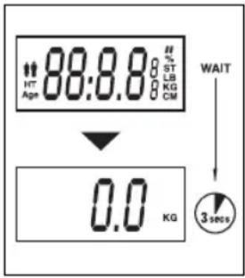 SALTER Body Analyser 9140 - LECTURA SOLO DEL PESO - 2