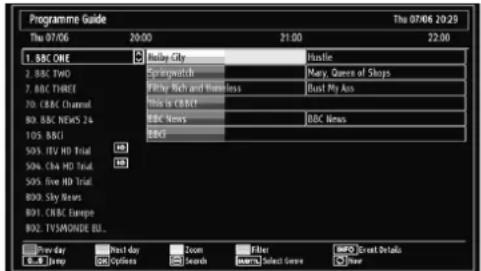 SABA SVD2630 - Viewing Electronic Programme Guide (EPG) - 3