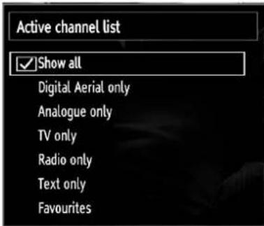 SABA SVD2630 - Managing Stations: Sorting Channel List - 1