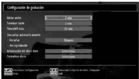 SABA SVD2630 - Configuración de la Grabación - 1