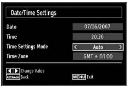SABA SVD2630 - Configuring Date/Time Settings - 1