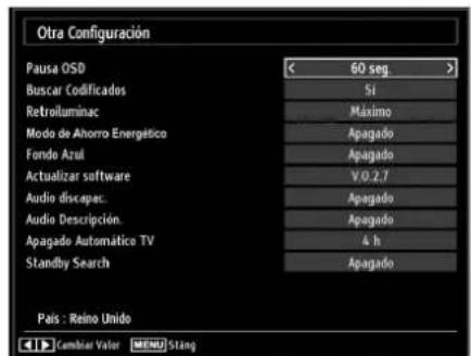 SABA SVD2630 - Configuración de Otras OPCiones - 1